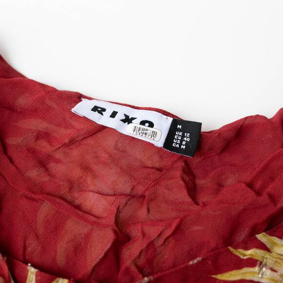 Rixo Sunshine Ochre Liza Dress - Size 8 - Picture 5 of 9